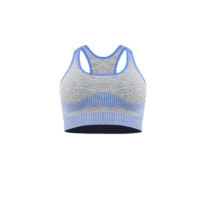 Shockproof Quick Drying Seamless Yoga Vest All-in-One Sports Underwear Women′s Outer Wear Sweat Wicking Fitness Bra Beautiful Back