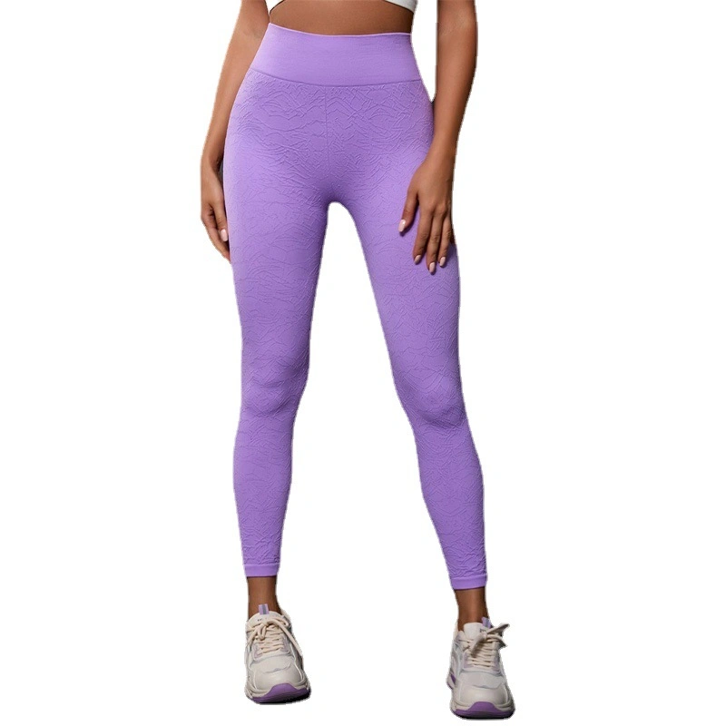 New Fitness Pants Women′ S Sports Hip-Lifting Leggings Amazon Cross-Border Yoga Pants Running Training Yoga Pants Women